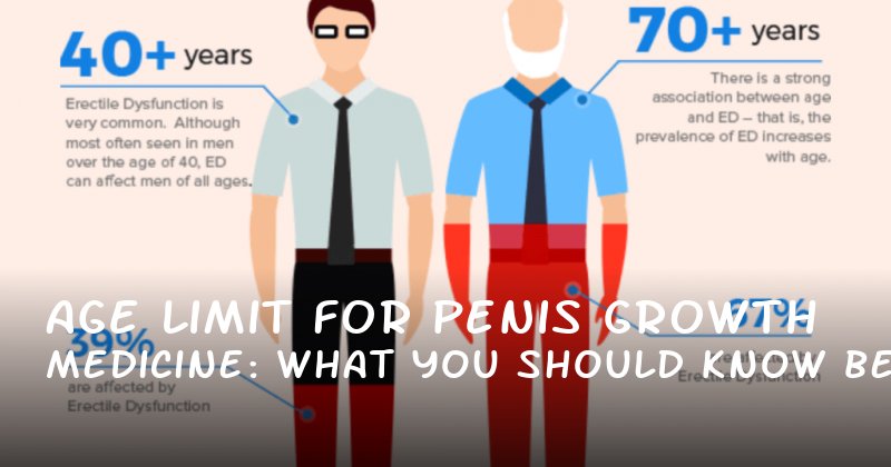 Age Limit for Penis Growth Medicine: What You Should Know Before Trying