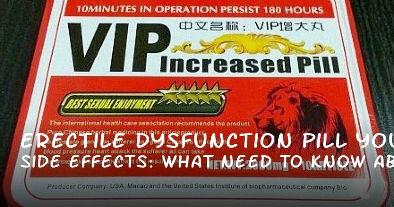 Erectile Dysfunction Pill Side Effects: What You Need to Know About Blood Flow, Relationships, and More