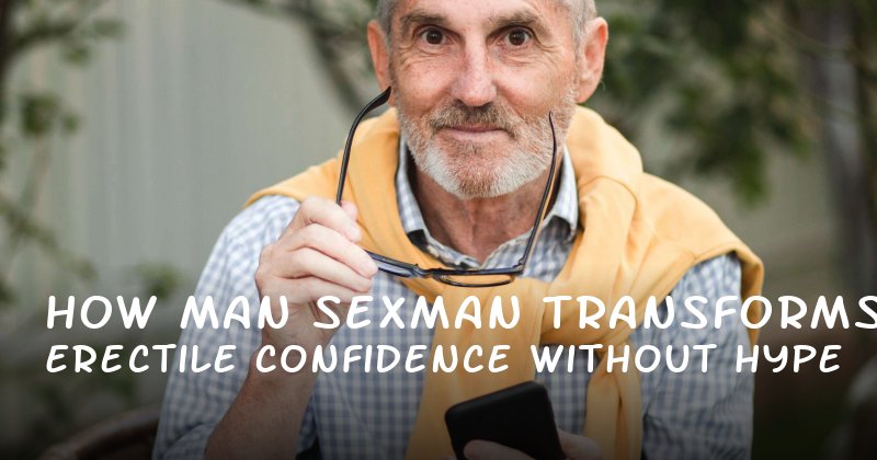 How Man Sexman Transforms Erectile Confidence Without the Hype