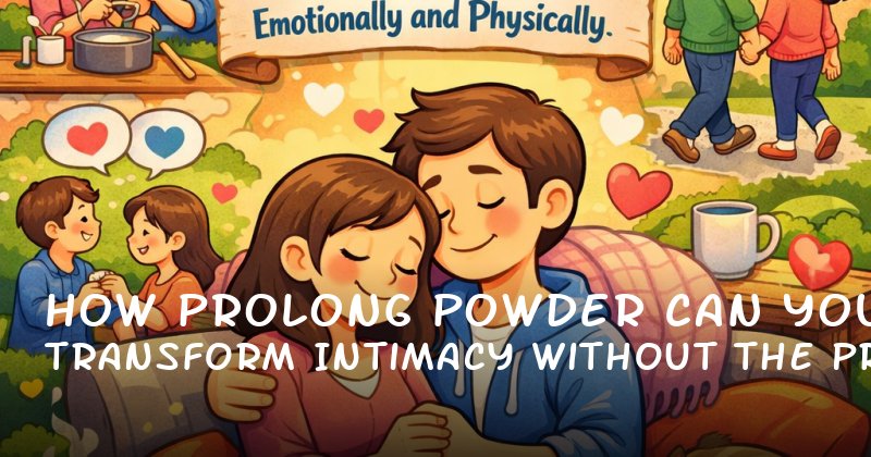 How Prolong Powder Can Transform Your Intimacy Without the Pressure