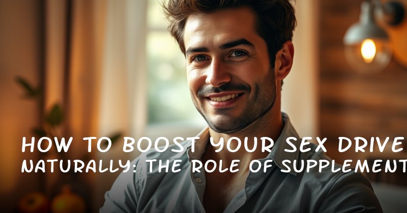How to Boost Your Sex Drive Naturally: The Role of Supplements for Men
