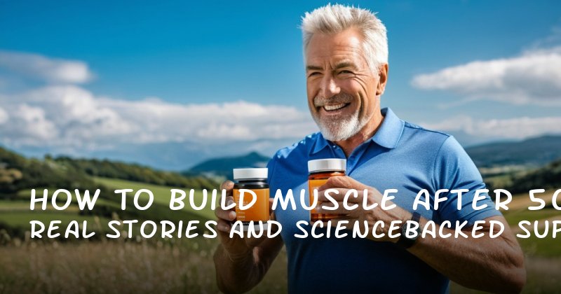 How to Build Muscle After 50: Real Stories and ScienceBacked Supplements for Men Over 50