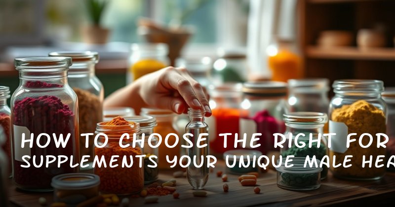 How to Choose the Right Supplements for Your Unique Male Health Needs