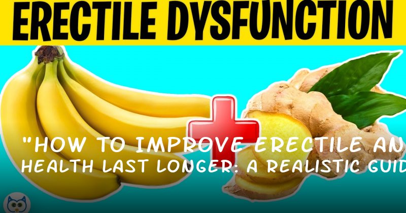 "How to Improve Erectile Health and Last Longer: A Realistic Guide to Male Enhancement"