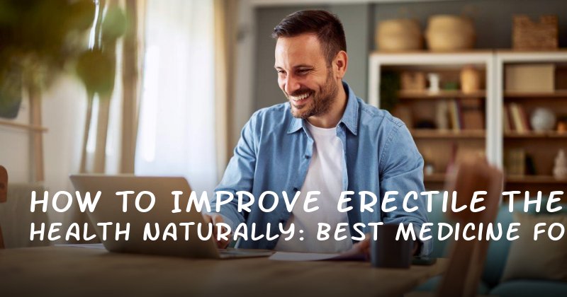 How to Improve Erectile Health Naturally: The Best Medicine for Penile Enlargement and Beyond