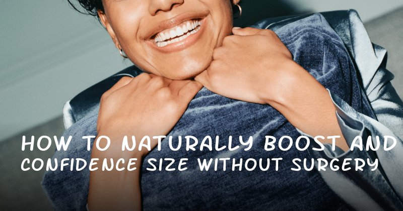 How to Naturally Boost Confidence and Size Without Surgery
