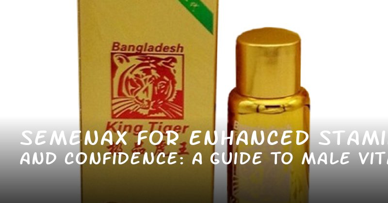 Semenax for Enhanced Stamina and Confidence: A Guide to Male Vitality on Amazon