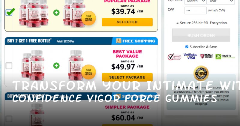 Transform Your Intimate Confidence with Vigor Force Gummies
