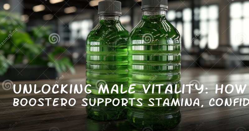 Unlocking Male Vitality: How Boostero Supports Stamina, Confidence, and Overall Health