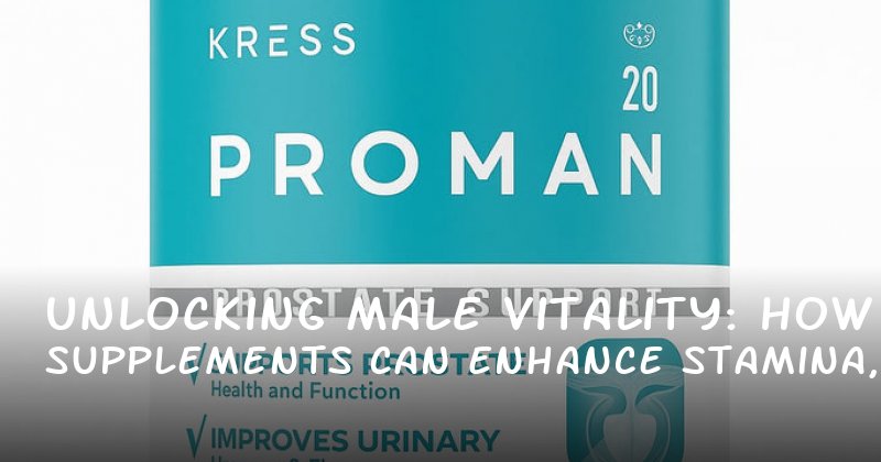 Unlocking Male Vitality: How Supplements Can Enhance Stamina, Libido, and Confidence