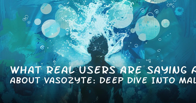 What Real Users Are Saying About Vasozyte: A Deep Dive Into Male Enhancement Results