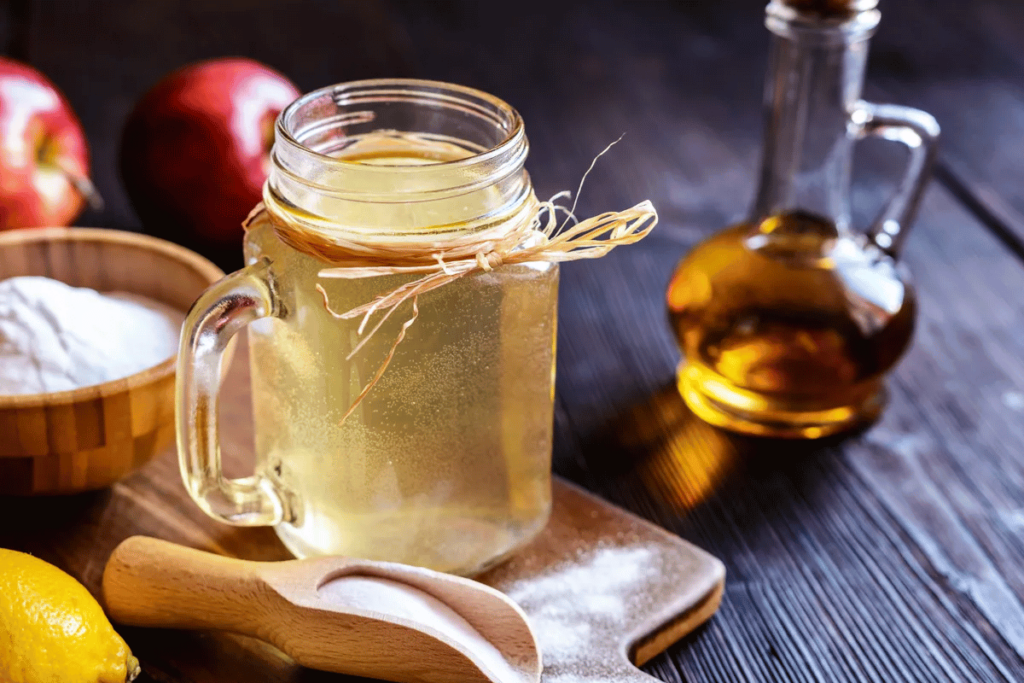 lose weight with baking soda and apple cider vinegar