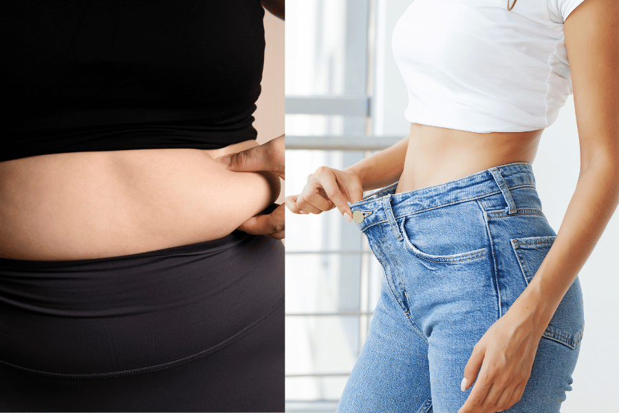 best way to lose menopause belly