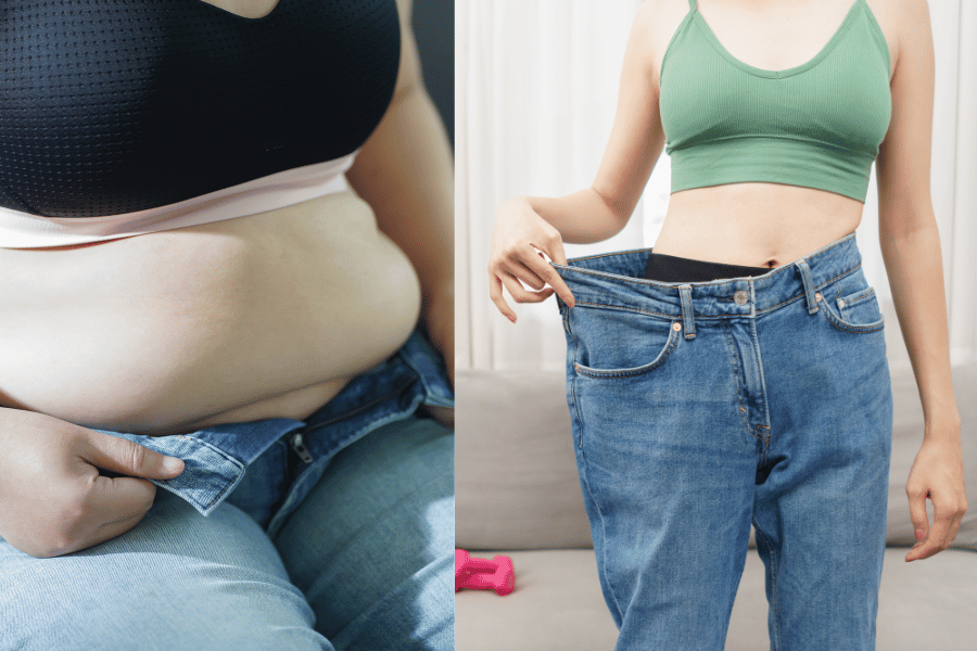 best way to lose menopause belly