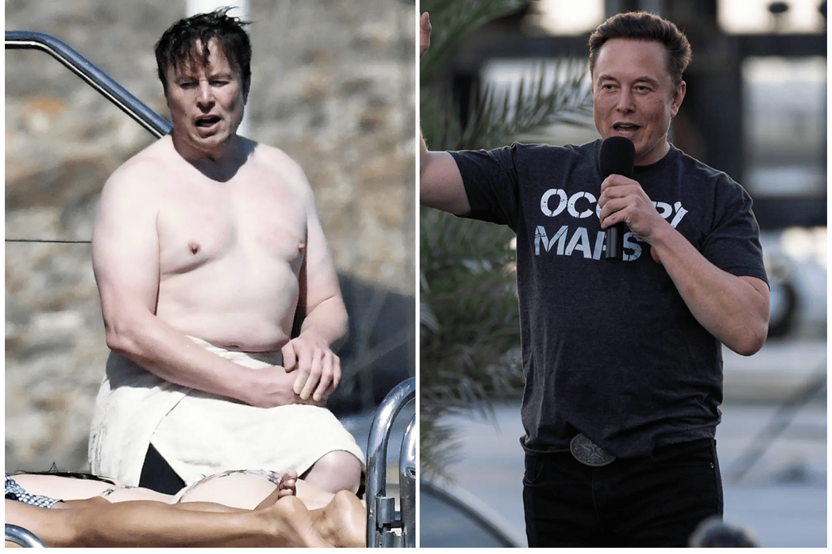 elon musk weight loss