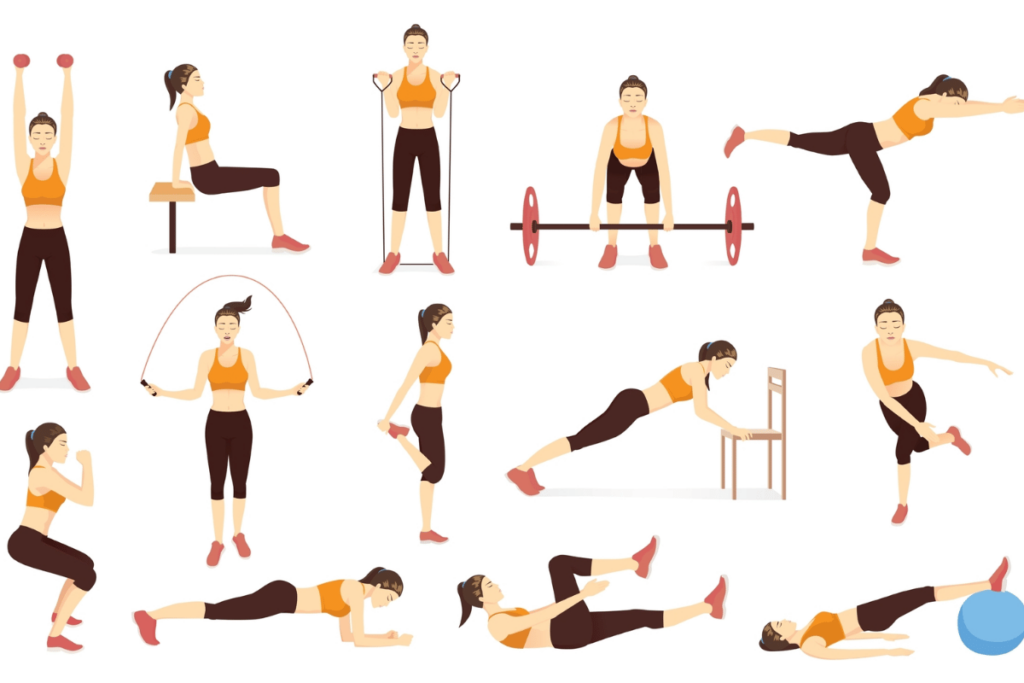 fat burning exercises at home