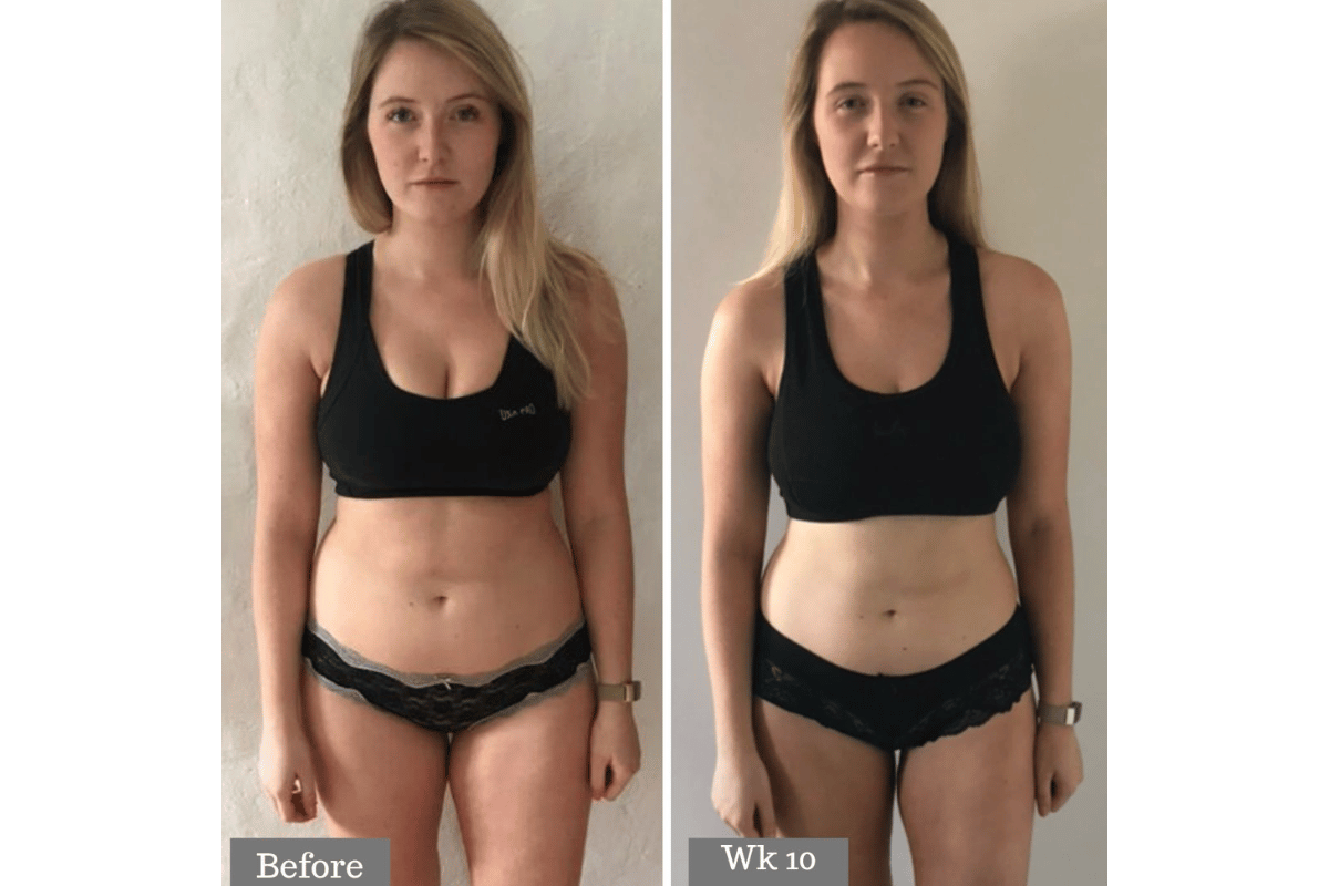 hrt weight loss before and after