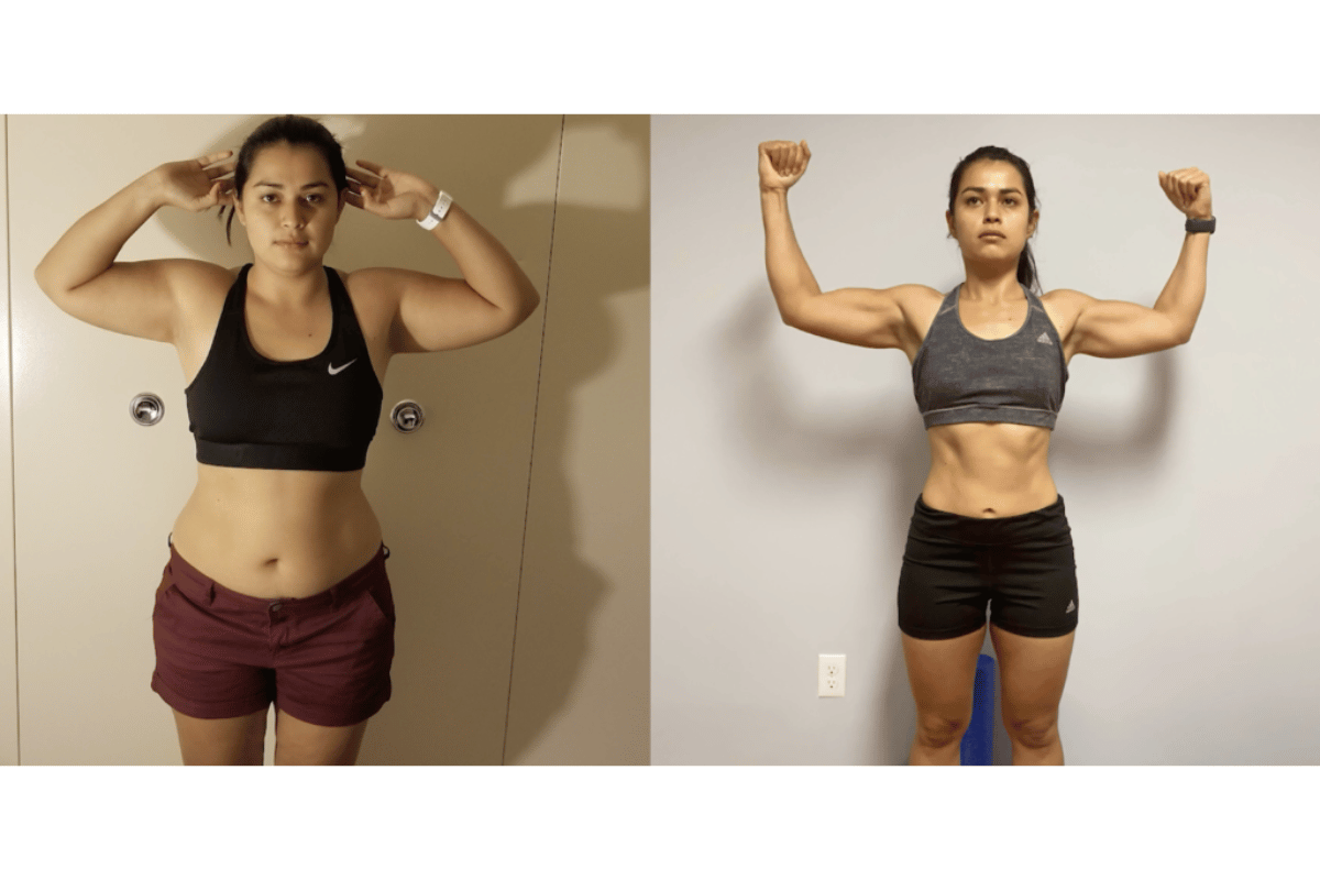 hrt weight loss before and after