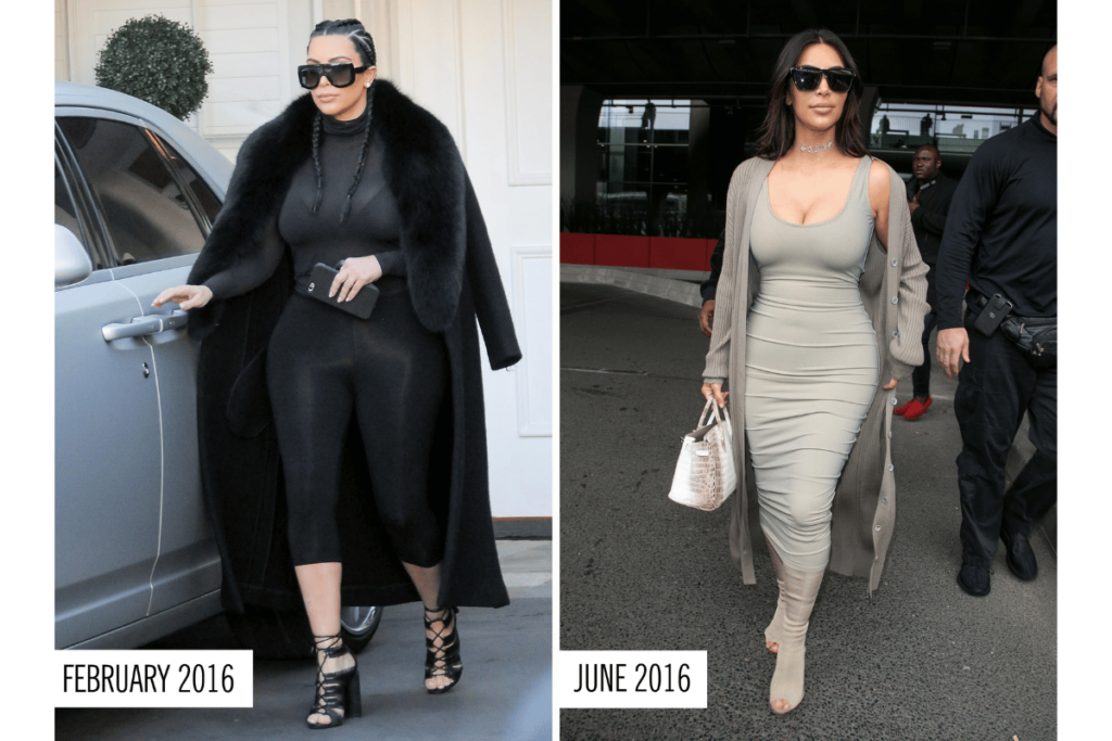 kim k weight loss
