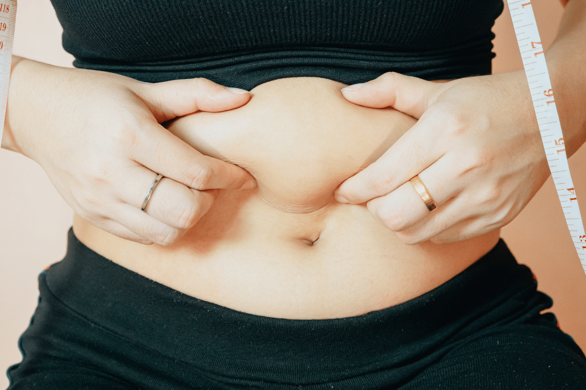 lose menopause belly