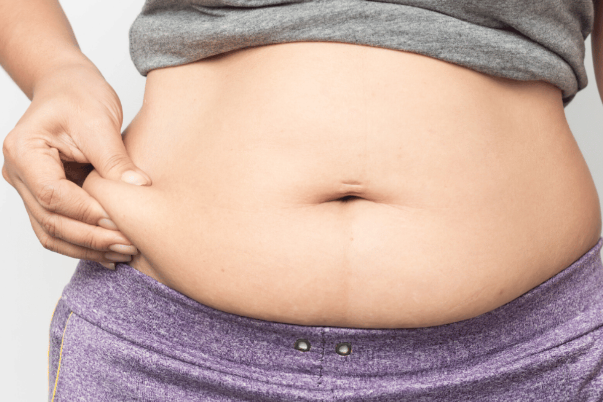 lose menopause stomach fat