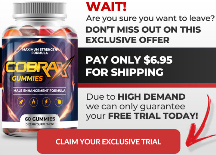 Cobra X Male Gummies USA Trial Price